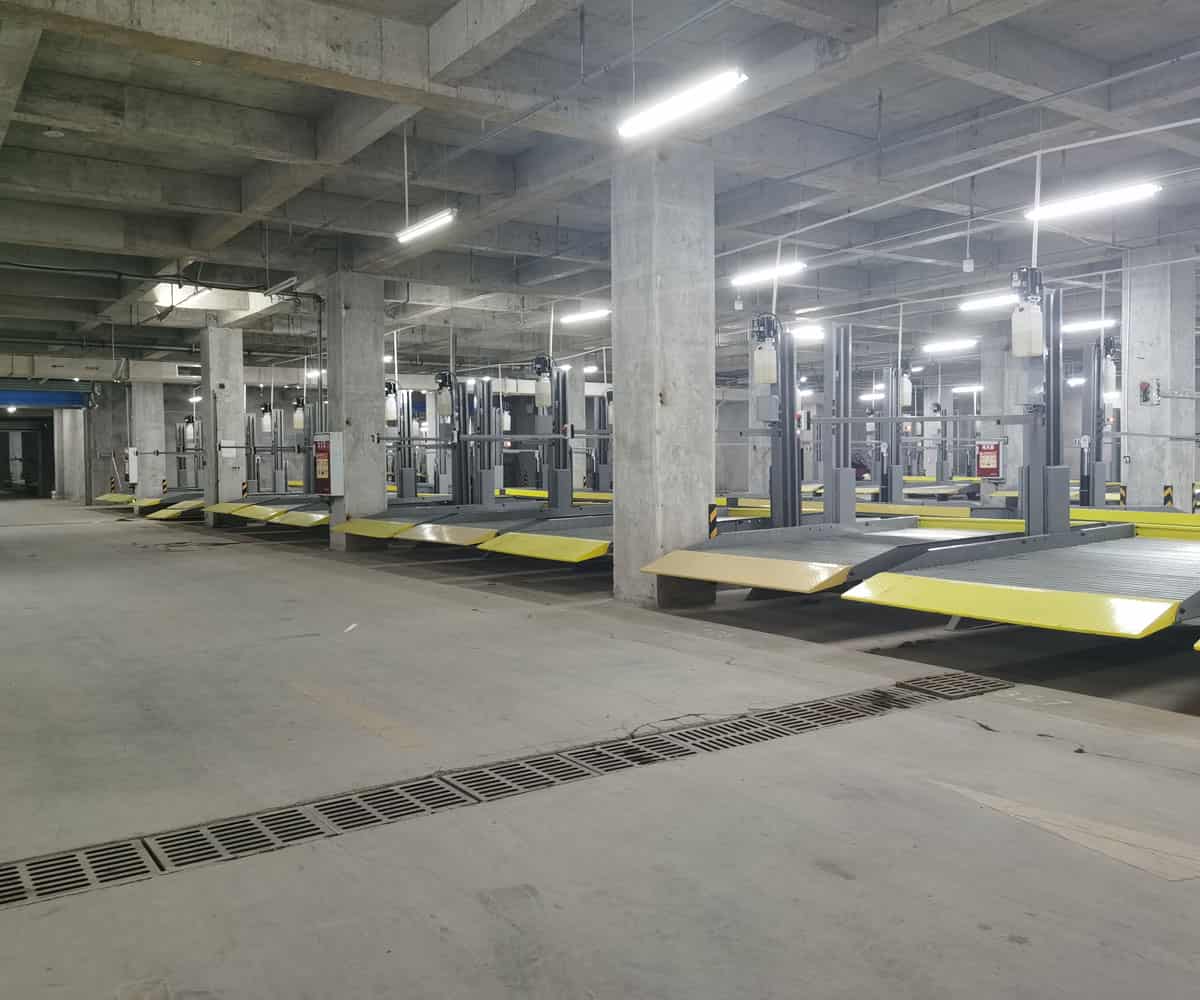 印台区双柱升降式立体停车库改造