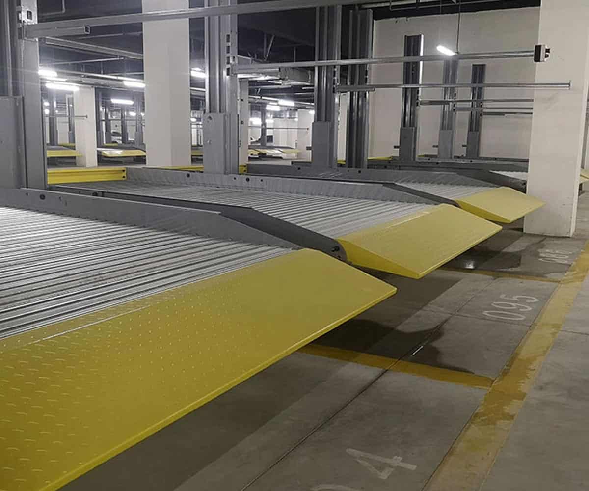 重庆市二层简易升降类停车立体车库拆除