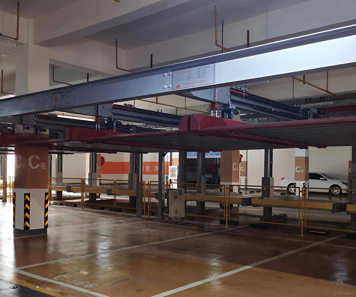 2层机械停车场安装所需高度预留