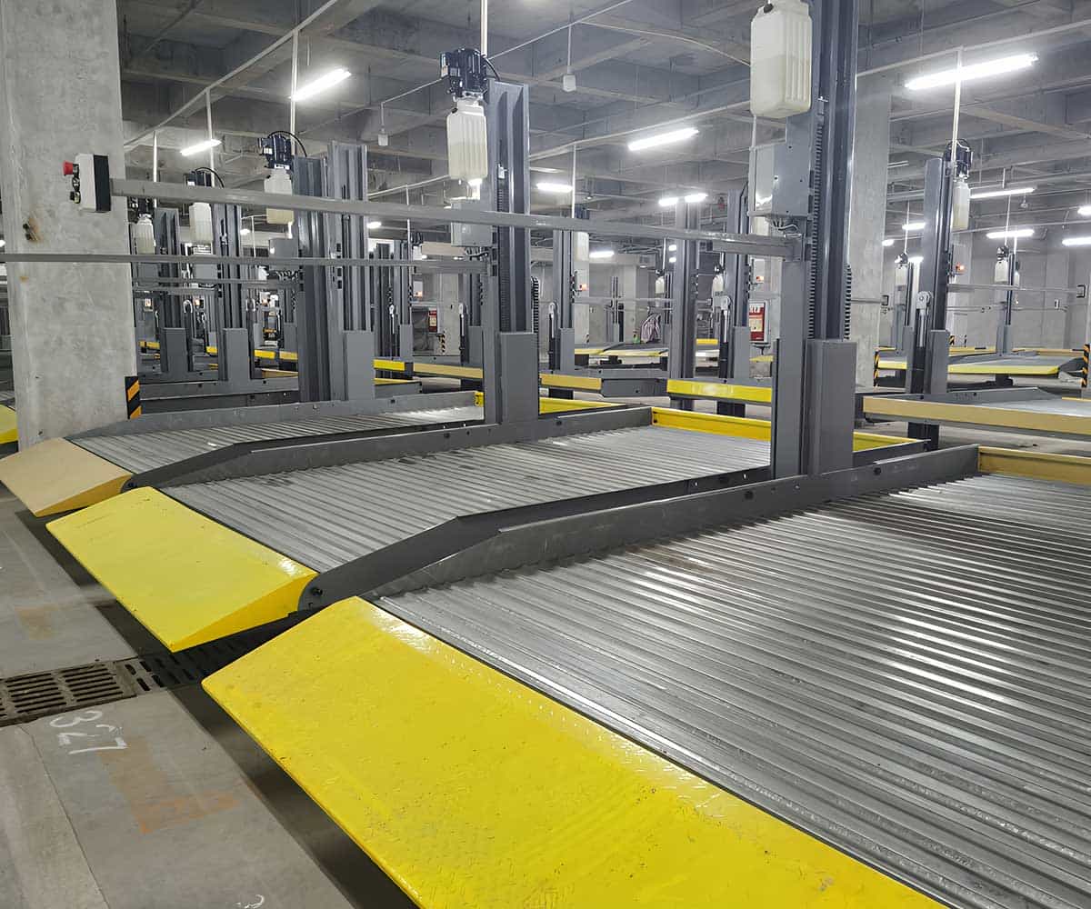 升降平移机械立体车库出租升降一次耗多少电