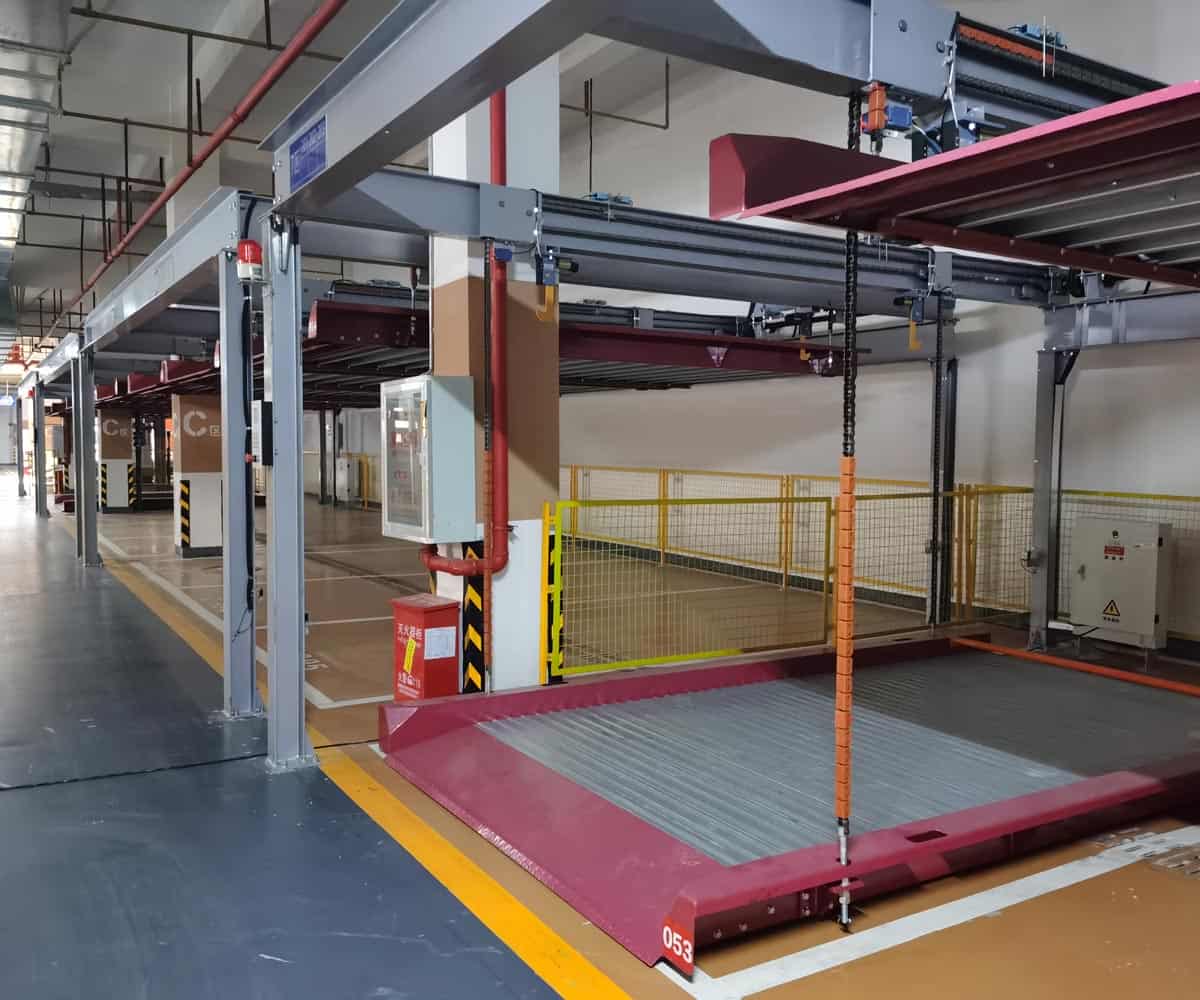 四柱简易升降类机械式立体停车设备