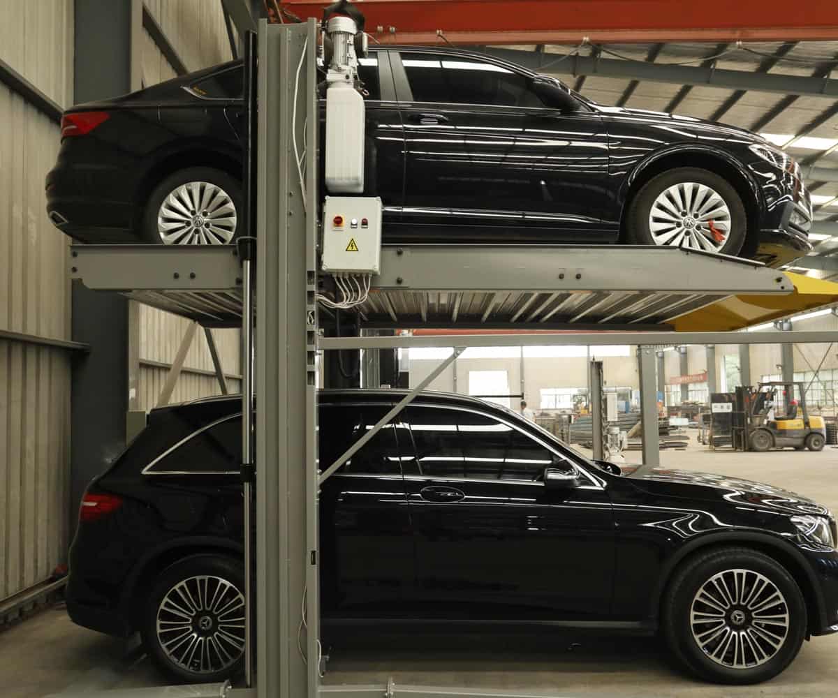 两柱简易升降机械停车库