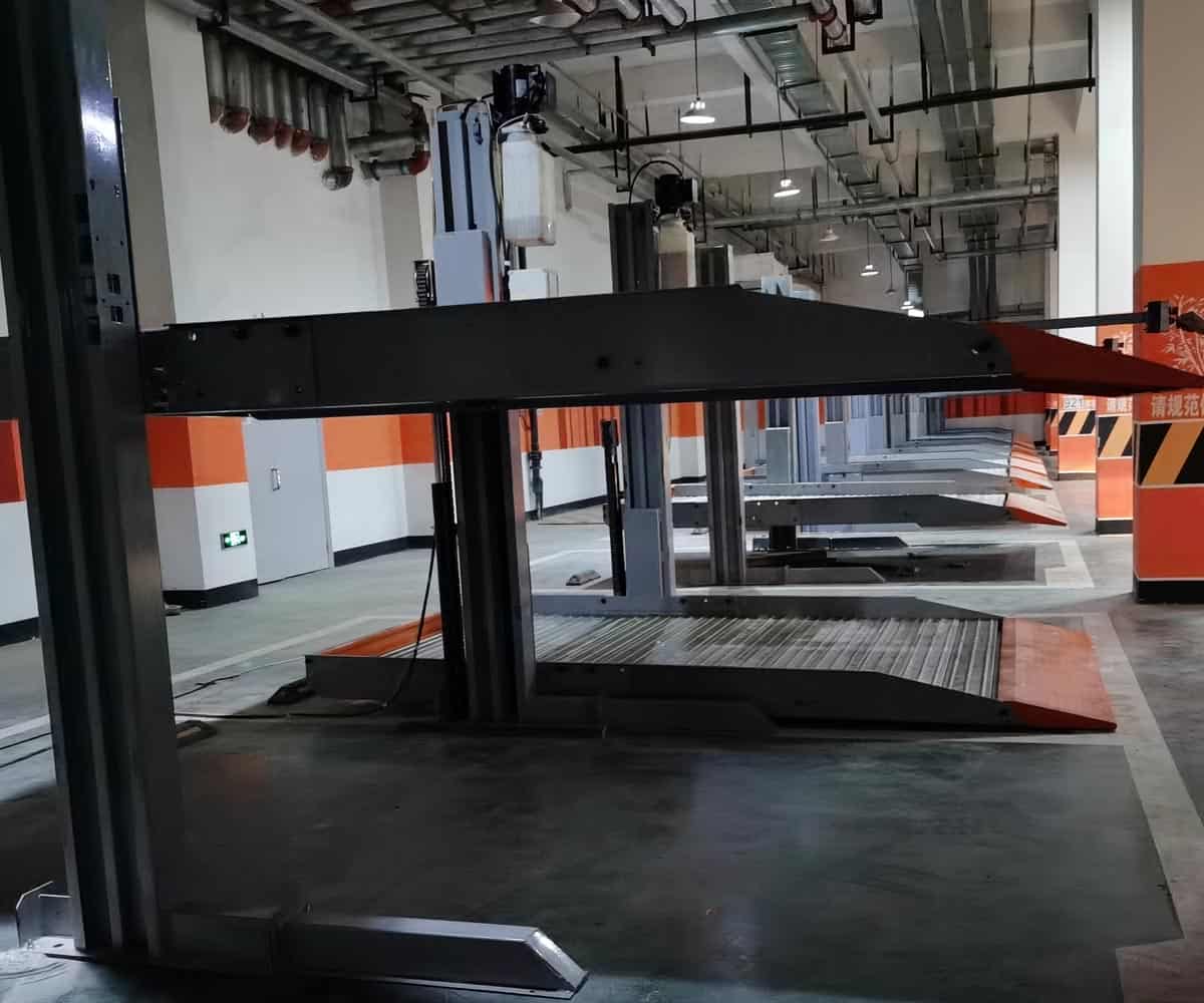 双柱立体车库停车设备