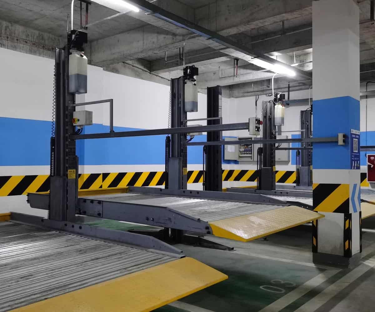 两层简易式机械式立体车库