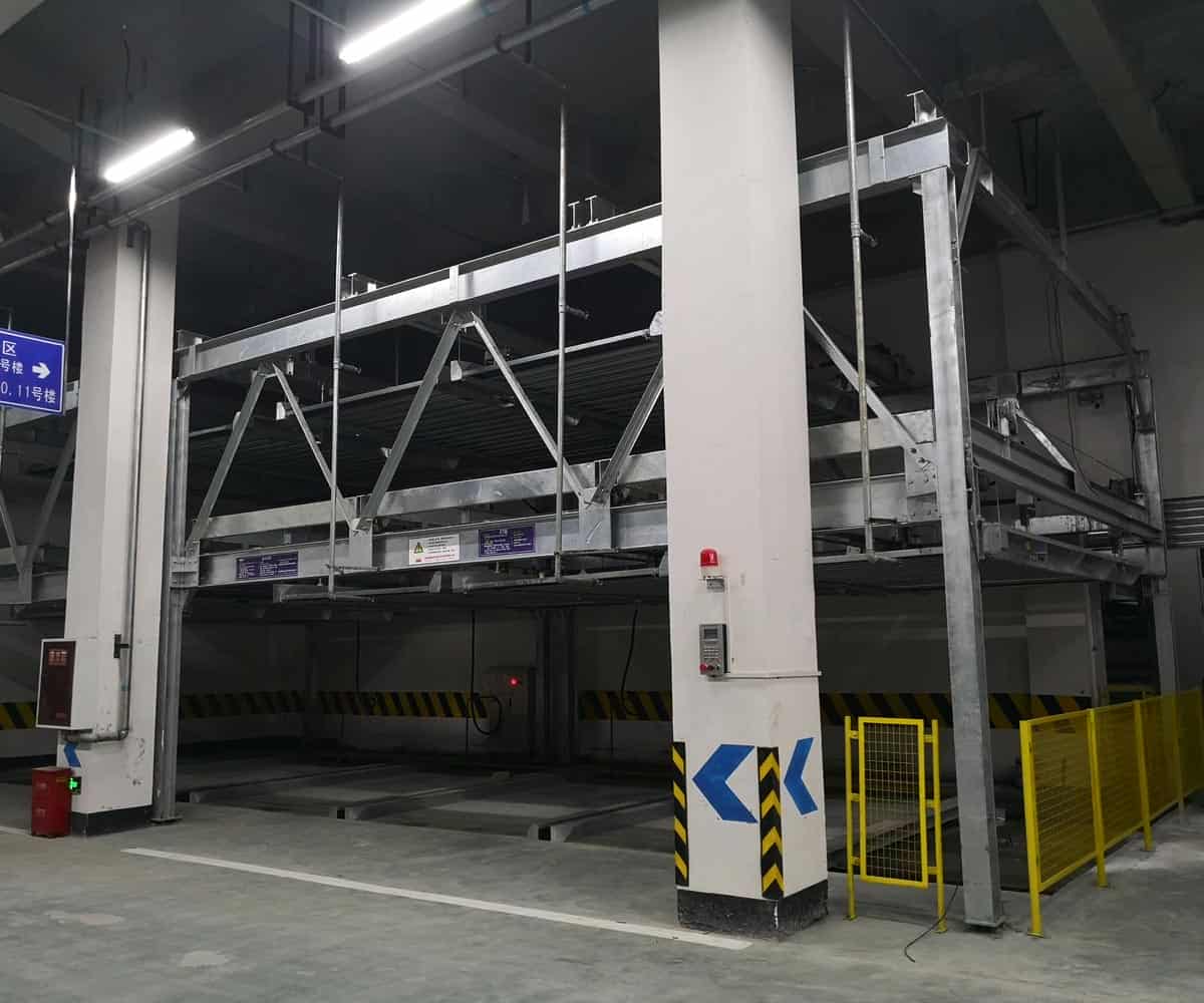 负一正一地坑PSH2D1二层升降横移机械式停车设备 负一正一地坑PSH2D1二层升降横移机械式停车设备